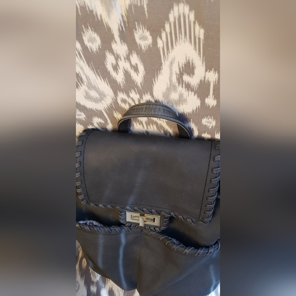 Matte Black JustFab Backpack - Picture 3 of 12